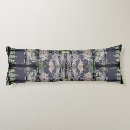 Coussins Longs Steampunk Indigo&Lavender Grey (Dos)