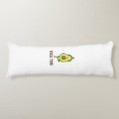 Coussins Longs Sticker De Yoga De L'Avocado Cute (Devant)