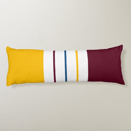 Coussins Longs Stripes automnales colorées (Dos)