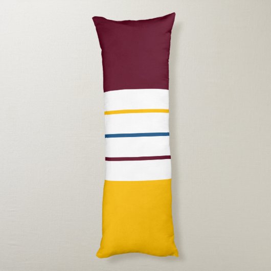 Coussins Longs Stripes automnales colorées (Dos (Vertical))