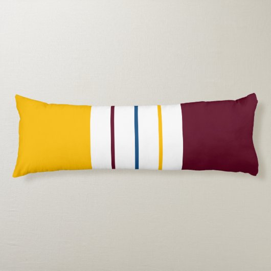 Coussins Longs Stripes automnales colorées (Devant)