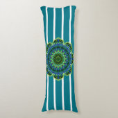 Coussins Longs Stripes Motif essence & Mandala + backg. (Devant (Vertical))