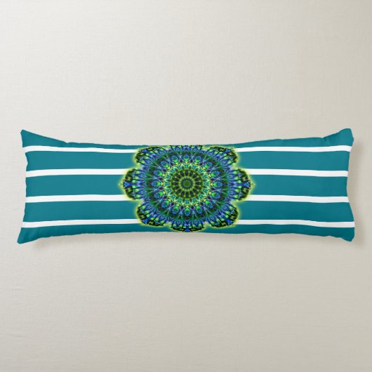 Coussins Longs Stripes Motif essence & Mandala + backg. (Devant)
