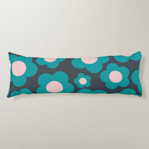 Coussins Longs Style Boho bleu et rose
