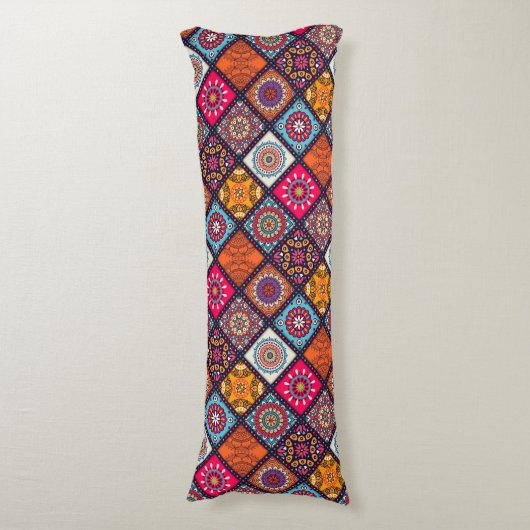 Coussins Longs style boho coloré (Devant (Vertical))