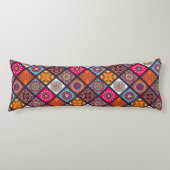Coussins Longs style boho coloré (Devant)