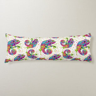 Coussins Longs Style d'aquarelle des teintures Chameleon