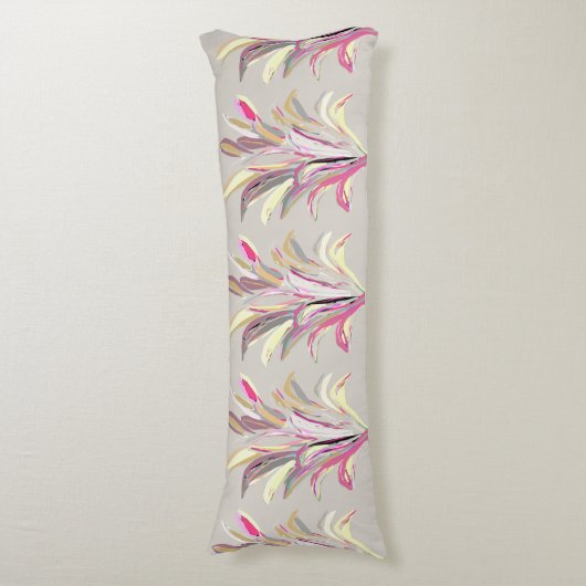 Coussins Longs Style d'art vectoriel Plante tropical Abstrait (Devant (Vertical))