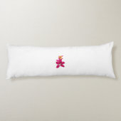 Coussins Longs Style floral, ArtyClick Crimson, Or léger (Dos)