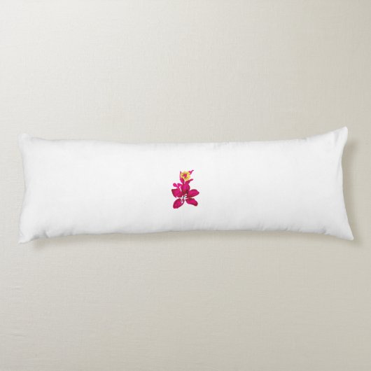 Coussins Longs Style floral, ArtyClick Crimson, Or léger (Dos)