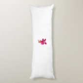 Coussins Longs Style floral, ArtyClick Crimson, Or léger (Dos (Vertical))