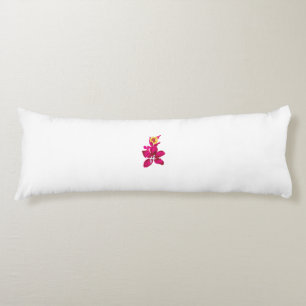 Coussins Longs Style floral, ArtyClick Crimson, Or léger