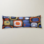 Coussins Longs Style moderne Abstrait Pastel Bois (Dos)