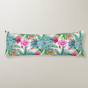 Coussins Longs Succulent jardin tropical
