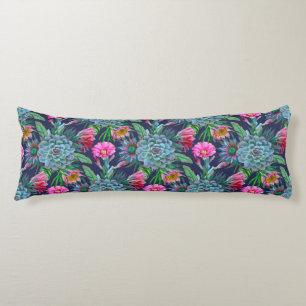 Coussins Longs Succulent jardin tropical