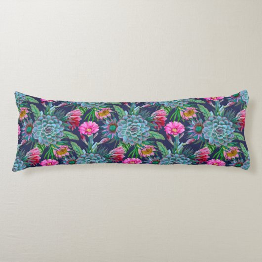 Coussins Longs Succulent jardin tropical (Devant)
