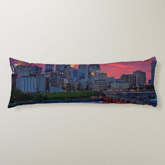 Coussins Longs Sucrerie d'oeil de Minneapolis (Devant)
