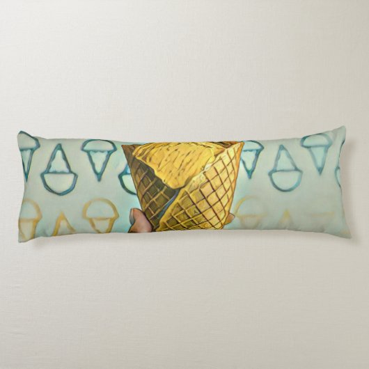 Coussins Longs Summer ice cream lovers (Dos)