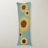 Coussins Longs Sunflower Body Pillow (Devant (Vertical))