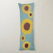 Coussins Longs Sunflower Body Pillow (Dos (Vertical))