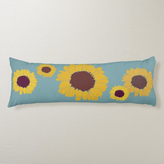 Coussins Longs Sunflower Body Pillow (Devant)