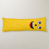 Coussins Longs Super mignon orange personnalisée Monster (Dos)