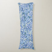 Coussins Longs Superbes hydrangées bleues - motif floral (Devant (Vertical))