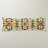 Coussins Longs Sur les traces de l'or des fleurs.1 (Dos)