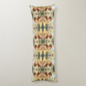 Coussins Longs Sur les traces de l'or des fleurs.1 (Dos (Vertical))