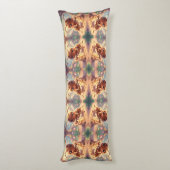 Coussins Longs Sur les traces de l'or des fleurs.4 (Dos (Vertical))
