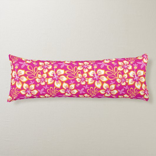 Coussins Longs Surf JUNGLE (COMBO ROSE CHAUDE) (Devant)