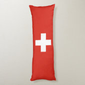 Coussins Longs Switzerland Flag (Dos (Vertical))