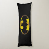 Coussins Longs Symbole Batman | Logo de dégradé ovale (Dos (Vertical))