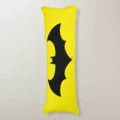 Coussins Longs Symbole Batman | Logo Simple Bat Silhouette (Devant (Vertical))