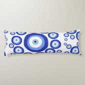 Coussins Longs Symbole de bonne chance de l'oeil grec Motif (Dos)