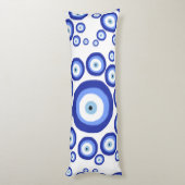 Coussins Longs Symbole de bonne chance de l'oeil grec Motif (Dos (Vertical))