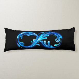 Coussins Longs Symbole Infini d'Eau Claire Froide