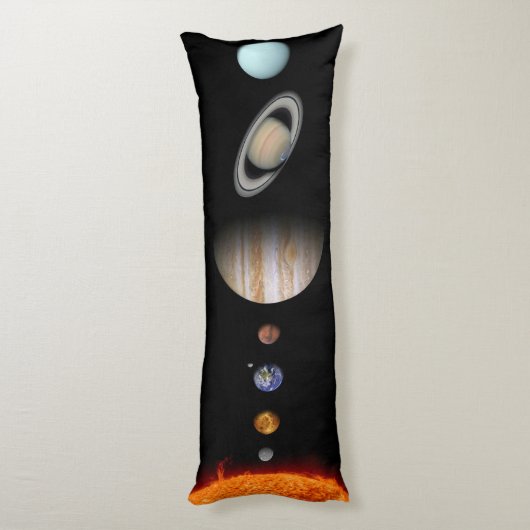 Coussins Longs Système solaire (Dos (Vertical))