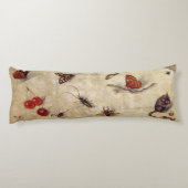 Coussins Longs T31567 une étude de divers insectes, fruit et (Dos)