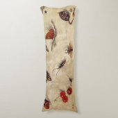 Coussins Longs T31567 une étude de divers insectes, fruit et (Devant (Vertical))