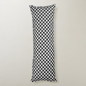 Coussins Longs Tableau de bord classique noir et blanc par STaylo (Dos (Vertical))