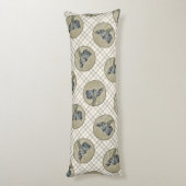 Coussins Longs Tableau de Grand Danois Bringé Art Original pour C (Dos (Vertical))