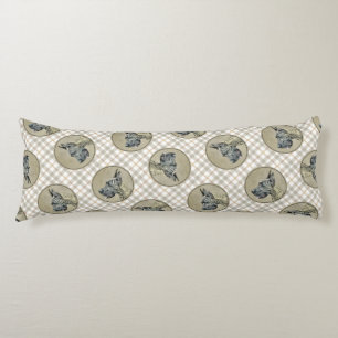 Coussins Longs Tableau de Grand Danois Bringé Art Original pour C
