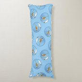 Coussins Longs Tableau de la mangeoire d'hiver de chickadee Oisea (Devant (Vertical))