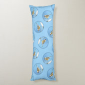 Coussins Longs Tableau de la mangeoire d'hiver de chickadee Oisea (Dos (Vertical))