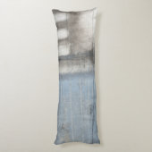 Coussins Longs Tableau gris et bleu Abstrait (Dos (Vertical))