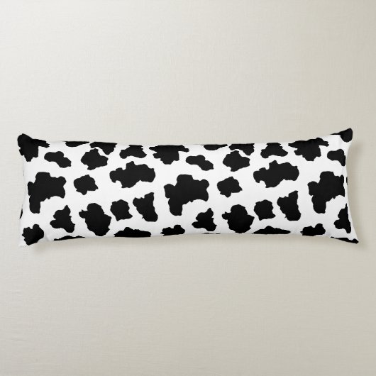 Coussins Longs Taches repérées d'animal du Holstein de (Dos)