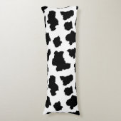Coussins Longs Taches repérées d'animal du Holstein de (Devant (Vertical))