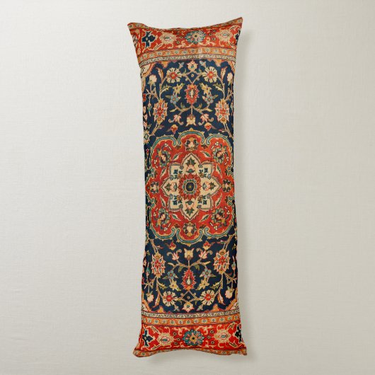 Coussins Longs Tan bleu foncé de Perse centrale (Dos (Vertical))