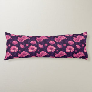 Coussins Longs Tapisserie Fleur Rose Moderne Maison de Campagne R